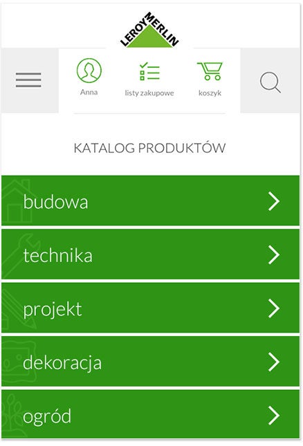 Przeglądanie kategorii
